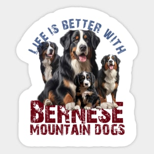 Bernese mountain dog Sticker